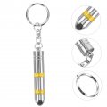 Gatuida 3pcs Keychains For Men Key Fob Hanging Car Pendant Static Release Anti-static Keychain Supplies Man Stick Bags