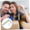 Gatuida 3pcs Keychains For Men Key Fob Hanging Car Pendant Static Release Anti-static Keychain Supplies Man Stick Bags