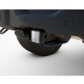 Jeep Wrangler In Silver On Black Rubber Heavy-duty 2 Trailer Tow Hitch Receiver Cover For Class 3 And 4 Official Licensed 