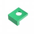X Autohaux 4pcs 15mm Universal Dia Hole Chain Adjuster Block Tensioner Green Metal For Motorcycle