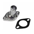 Engine Coolant Thermostat Housing For Gmc G2500 1990 1995 Metal Natural Finish 75 Degrees Neck Angle 1 188 In Outside Diameter 