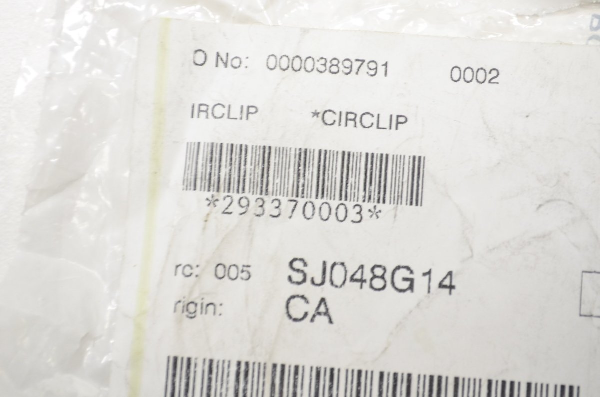 Can-am 293370003 Circlip For 99-01 Traxter Quantity 1