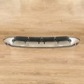 Hecasa Hood Bulge Molding Compatible With 2014-2021 Toyota Tundra Silver Color Code 202 Platinum Style Front Upper Grille Scoop