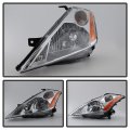 Chrome Bezel Oe-style Headlight Lamp Assembly For 2003-2007 Nissan Murano Halogen Model Driver Passenger Side 
