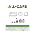 All-carb 5c Collet Block Set Includes Hex Square And Closer For Milling Machine