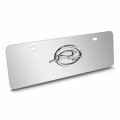 Ipick Image For Chevrolet Impala 3d Chrome Logo On 12 X4 Half-size Premium Stainless Steel License Plate Design And Made In The