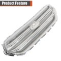Front Bumper Grille Upper Silvery Grey With Chrome Molding Trim Frame Replacement For Escape 2017-2019 Gj5z8200b