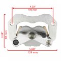 Caltric Rear Left And Right Brake Caliper With Pads Compatible Polaris Ranger Crew 1000 2019 2020 2021