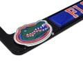 University Of Florida Alumni Black Metal License Plate Frame With 3d Logos Premium Weather Proof Car Tag Holder 12 25 In X 6 5 