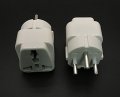 2 Pack Tekit Israel Power Converter Exclusive Travel Adapter Socket Universal To International Outlet Plug Wall White