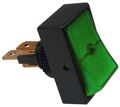 Pico 5519pt 12 Volt 16 Amp On-off Green Illuminated Rocker Switch 1 Per Package 