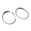 Pair Chrome Headlight Trim Ring Left Right Head Light Cover Compatible With Bmw R55 R57 R58 R59 Mini Cooper