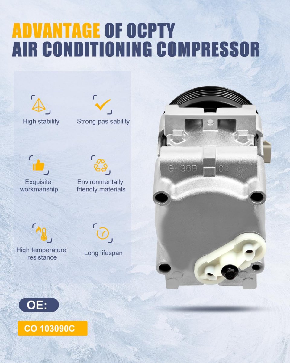 Air Conditioning Compressor Co 103090c Ford Taurus 0l For Mercury Sable 3 2001-2007