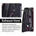 G-plus Tail Lights Pair W Wiring Harness Compatible With Chevy Silverado 2003 2004 2005 2006 Driver Left Side Passenger Right