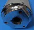 Exhaust Canister Gy6-50 Qmb139 49cc Chinese Scooter Motors Length 14 5 Od 113mm Bolts C C 68mm