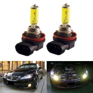 Golden Yellow 100w One Pair Xenon Gas Filled H11 Low Beam Light Bulbs For 09 Gmc Yukon Hybrid 08 Honda Accord 2dr 07 Element Sc