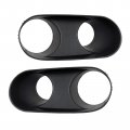 Threemom Fog Light Bezel Trim Surround Left Right Pair Set Fit 03-04 Mustang Svt Cobra 