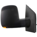 Passenger Side Door Mirror For Gmc Savana 2500 2008 2018 Power Heated With Signal Indicator Textured Black Replacement 15227440 