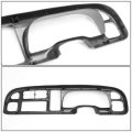 Dash Face Instrument Cluster Vent Surround Bezel Compatible With Dodge Ram Truck 1500 2500 3500 98-02