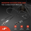 A-premium O2 Oxygen Sensor Compatible With Mazda Cx-7 2010-2011 2 5l Upstream Downstream 2-pc Set Replace L55618861a L55618861