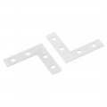 Uxcell Metal Family L Shaped Angle Fixing Support Bracket Flat Repair Plates 38 X 38mm 30pcs