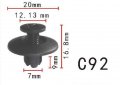 Autobahn88 Rear Fender Clip Compatible With Toyota Oem 9046707044 Pack Of 20
