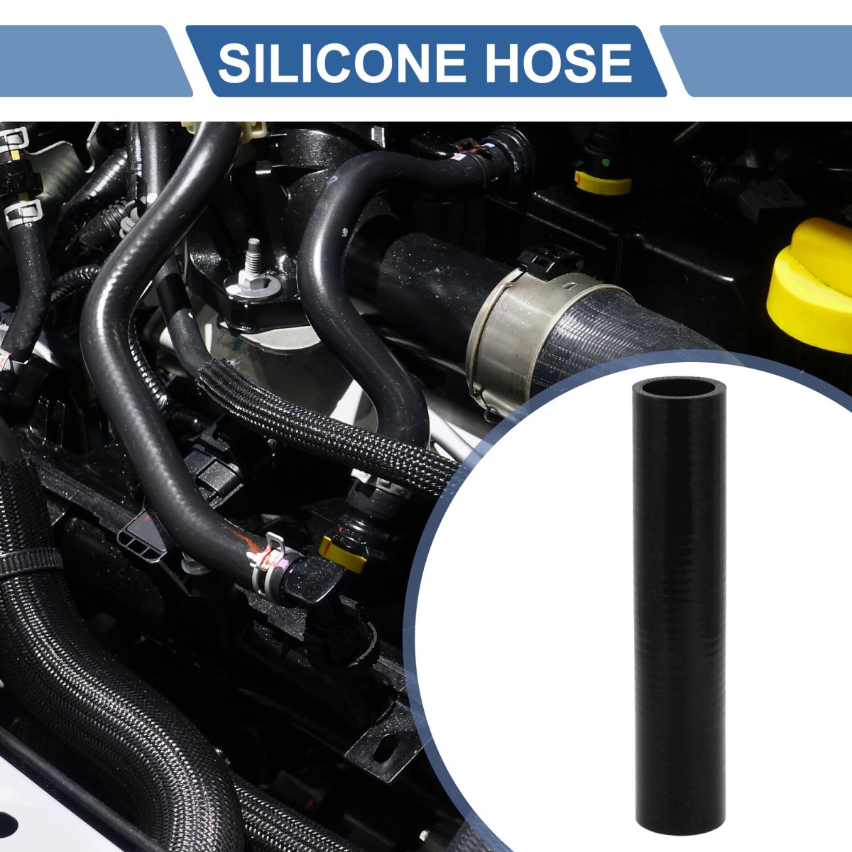 1 Pcs Straight Coupler Silicone Hose 32mm 26 Id 200mm 7 87 Length 0a Car Coolant 3-ply 4mm Thickness Air Intake Turbo