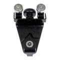 Sliding Door Roller Assembly For Chevy Venture 1997 To 2005 Replacement 25908841 Front Position Black Plastic Standard Style 