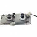 Headlight Assembly Pair For Gmc Safari 1995 2005 Halogen Clear Lens Chrome Housing Replacement Gm2502136 Gm2503136 16524091 