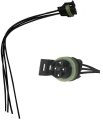 Engine Oil Pressure Connector Pigtail 4 Wire Black For Buick Lucerne 6l 