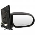 Passenger Side View Mirror For 2000-2004 Mazda Mpv Black Textured Power Manual Folding Abs