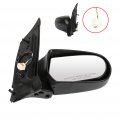 Passenger Side View Mirror For 2000-2004 Mazda Mpv Black Textured Power Manual Folding Abs