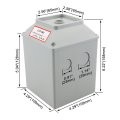 Baomain Master Switch Exterior Box Lw28-63 4 Work For Universal Rotary Changeover Cam Szw26- 660v 63a 3 Position 3 Phase