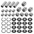 Front Uppper Lower A Arm Bearing Seal Shaft Rebuild Repair Kit 2 Side For Kawasaki Kfx450r 2008-2014 Kfx700 2004-2011 Oem