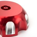 Cnc Dirt Bike Gas Cap Fuel Cover Tank Caps Fit For Crf150f Crf230f Crf 150f 230f 2003-2022 Off Road Red Aluminum
