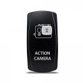Ch4x4 Rocker Switch Action Camera Symbol 2- Green Led