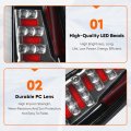 Tail Light 3rd Third Brake Lamp For Chevy Gmc C1500 C2500 Suburban 1992-1999 Tahoe 1995-1999 Cadillac Escalade 1999-2000 Yukon