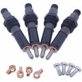 Fridayparts 4 Pcs Fuel Injector Compatible For Cummins Engine 4b3 4bta3 9 Isb Qsb Replacement
