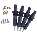 Fridayparts 4 Pcs Fuel Injector Compatible For Cummins Engine 4b3 4bta3 9 Isb Qsb Replacement
