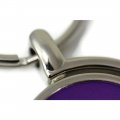 Au-tomotive Gold Spinner Key Ring For Chrysler Purple