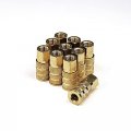 Primefit Ac1414fb6-b10b Brass 6-ball Aro Coupler 25 X 0 In Female Pack Of 10 