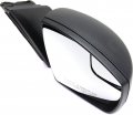 Kool Vue Mirror For 2012-2014 Ford Focus Passenger Side Manual Folding Textured Black With Blind Spot Glass Power