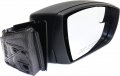 Kool Vue Mirror For 2012-2014 Ford Focus Passenger Side Manual Folding Textured Black With Blind Spot Glass Power