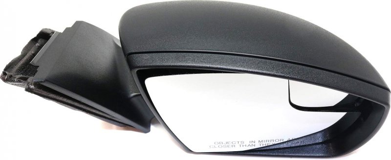 Kool Vue Mirror For 2012-2014 Ford Focus Passenger Side Manual Folding Textured Black With Blind Spot Glass Power