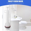 Specialized White Flush Valve Replacement For 211-1112 Mansfield Toilet Tanks Plastic Rounded Body Tower Type Easy To Install