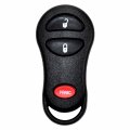 Hqrp Remote Key Fob Shell Case Keyless Entry W 3 Buttons For Chrysler 300m 1999 Concorde 1998 Pt Cruiser 2001 2002 2003 2004
