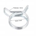 Uxcell Double Wire Spring Hose Clamp 16mm Inner Dia Fit 16 0-17 0mm Od Fuel Line Silicone Tube Clips Zinc Plated 50pcs