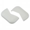 X Autohaux 2pcs Gray Plastic Sun Visor Bolt Cover Makeup Mirror No 96420-3ja0a For Nissan Maxima 2016-2020 Murano 2015-2020