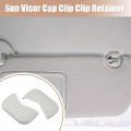 X Autohaux 2pcs Gray Plastic Sun Visor Bolt Cover Makeup Mirror No 96420-3ja0a For Nissan Maxima 2016-2020 Murano 2015-2020