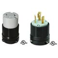 Nema L6-30 Plug And Connector Set Rated For 30a 250v 3-wire Cul Listed 